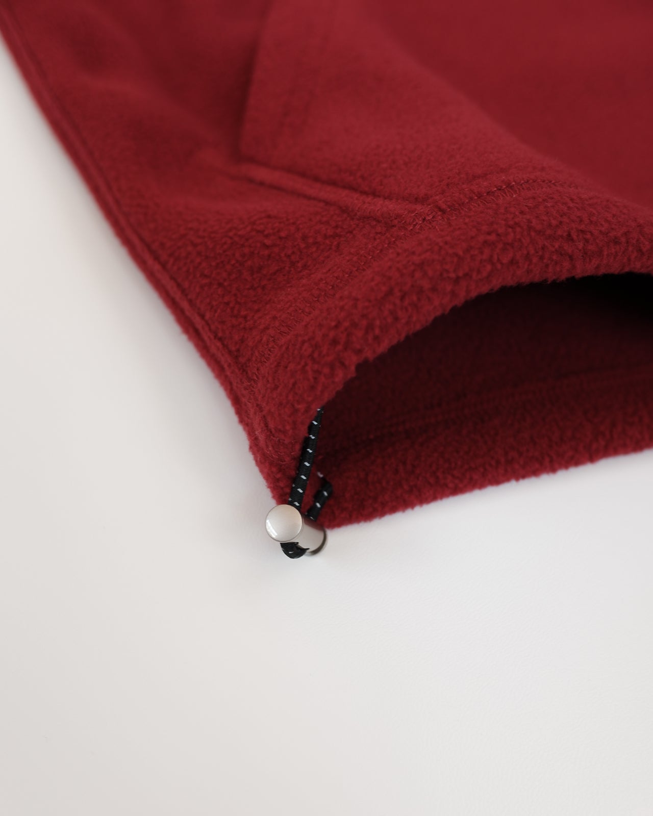 Fleece Hoodie Deep Red