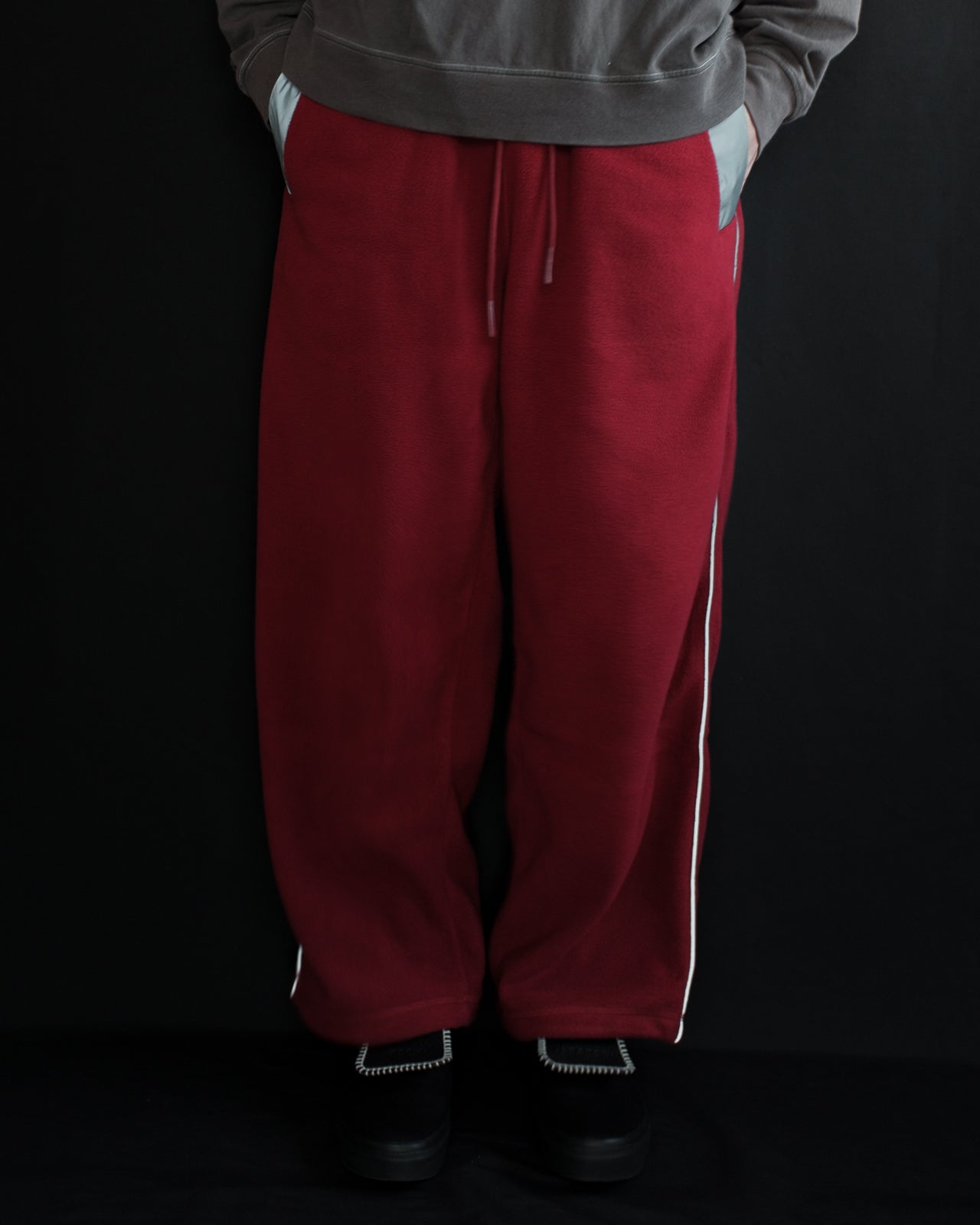 Fleece Pants Deep Red