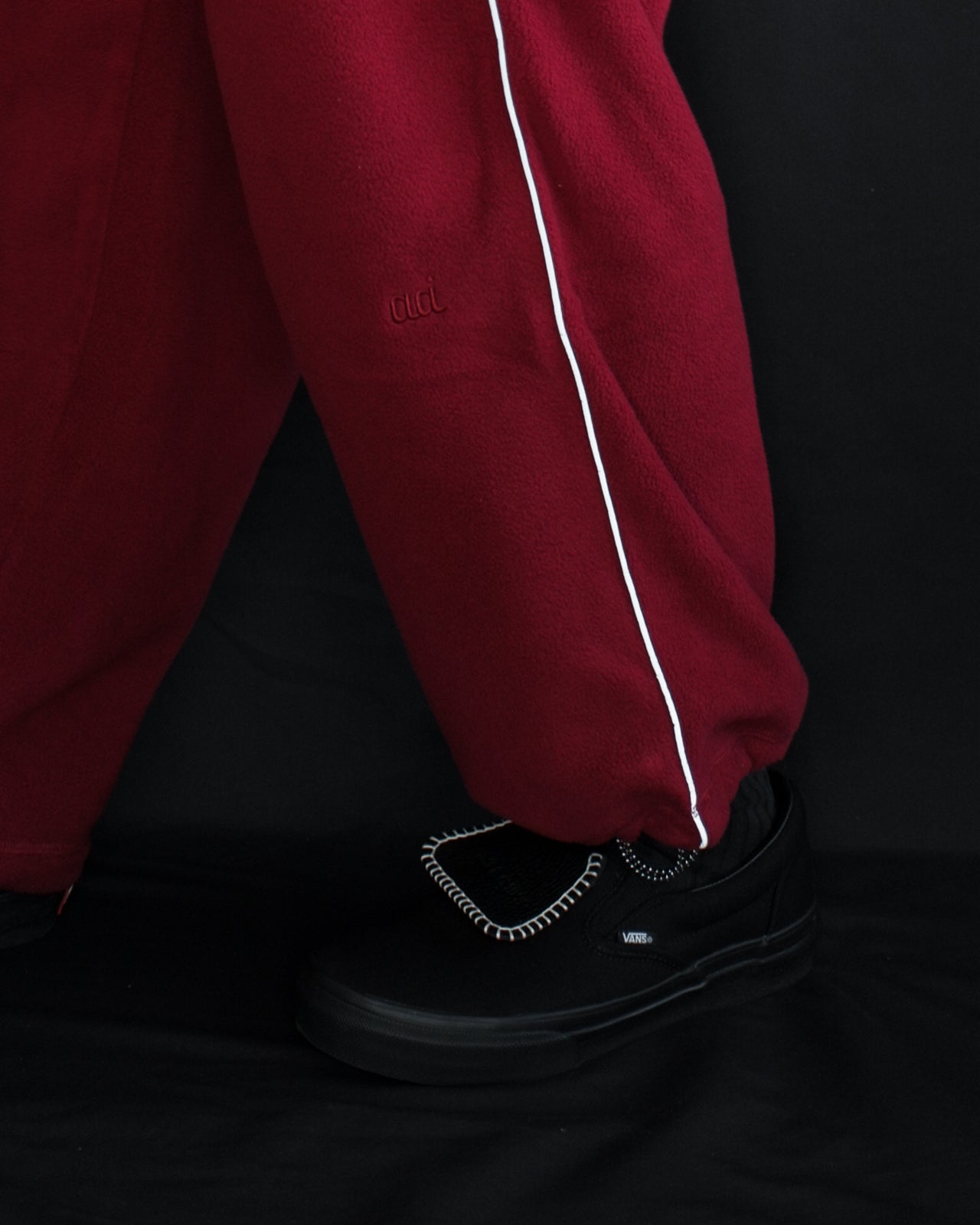 Fleece Pants Deep Red