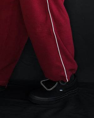 Fleece Pants Deep Red